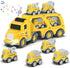 Veslier Toddler Car Toys for 3 4 5 Years Old Construction Transport