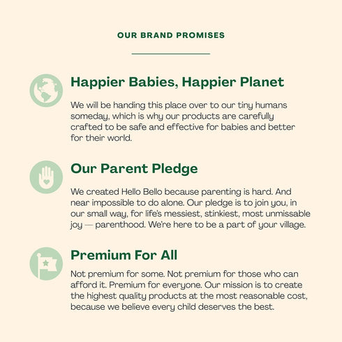 20 Oz Hello Bello Sweet Pear Shampoo & Body Wash, Hypoallergenic, Dermatologist & Pediatrician Tested Formula