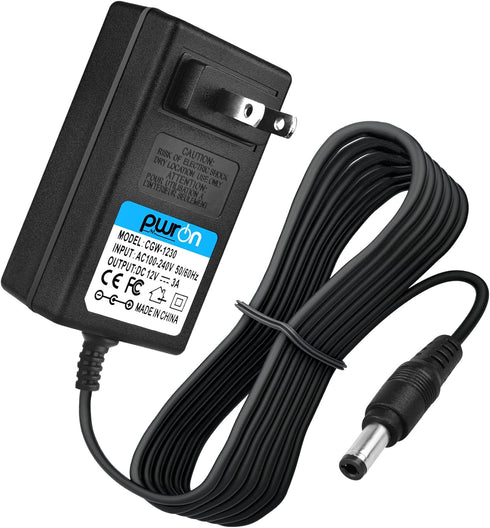 PwrON 12V AC to DC Adapter Replacement for Mamaroo Models - Compatible with 4moms mamaRoo 4 Infant Seat