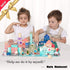 Wooden Building Blocks Set - City Construction Stacker Educational Toys for Toddler Gifts, 3+ Year Old