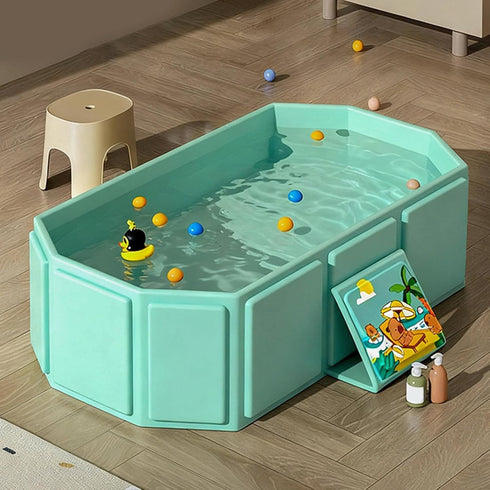 Generic Summer Portable Bathing Tub for Kids | Boys Girls Bathtub | Compact Kids Bathing Tub | for Home Apartment