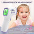 No-Touch Forehead Thermometer for Adults and Kids, Digital with Fever Alarm, 3 Backlit, 32 Memories