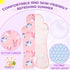 Qunclay 2 Pcs Baby Gel Car Seat Pad, Universal Breathable Seat Mat for Babies, Multifunctional Baby Stroller Seat