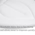 PandaEar Baby Bath Pad for Infant Newborn, Soft Flower Petals for Sink Bathtub Essentials (Grey)