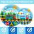 96 Set 24 gisgfim Pcs Train Plates and Napkins Party Supplies Train Birthday Party Tableware Train Theme Party