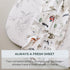 2 Pack Pobibaby - Premium Bassinet Sheets for Standard Bassinets - Ultra-Soft Cotton Blend, Stylish Woodland Pattern