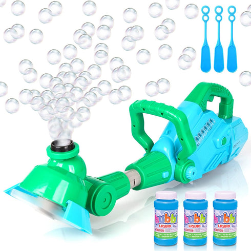 Weed Wacker Bubble Machine for Kids - Electronic Weed Eater Toy with