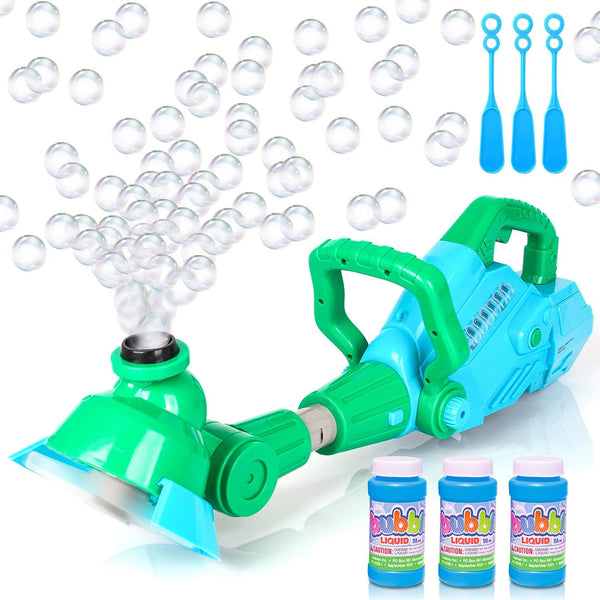 Weed Wacker Bubble Machine for Kids - Electronic Weed Eater Toy with