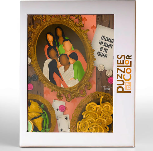 Puzzles of Color Beauty of The Present by Hanifa Abdul Hameed 500-Piece