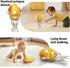 Tummy Electric Dancing Octopus Toy with Led Light and Music, Kids Electric Crawling Octopus Time Toys, Rechargeable