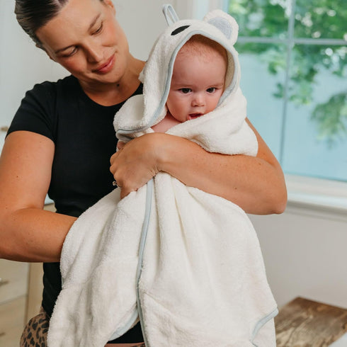 Juno Character Hooded Towel by Copper Pearl - Perfect for Baby Bath Time