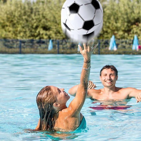 FUTUREPLUSX 8PCS Inflatable Soccer Balls, 12" Balls for Kids Beach Soccer, Summer Swimming Pool Game