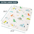Gifts(2 Pcs-27"x35") Baby Portable Diaper Changing Pad,Waterproof Changing Mat,Soft Comfortable,Foldable Travel