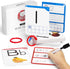 Gamenote Dry Erase Flash Cards - 47 Laminated Alphabet and Number Tracing Cards for Kindergarten with Marker