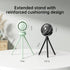 JISULIFE Baby Stroller Fan, Portable Large Battery Crib Fan with 5 Speeds, Bladeless Food-Grade Gifts Fan