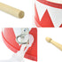 MUSICUBE Kids Drum Set - 8-Inch Wooden Drum Toys with Adjustable Strap and Drumsticks for Toddlers