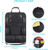 Matenf 9 10 1Pack Car Organizer Back Seat with Storage Pockets & Tablet Holder, Seat Back Cover for Kids Toddlers, Kick