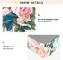 Bseiialft 52 28 Pink Peonies Leaves Floral Crib Sheets for Boys Girls Soft and Breathable Cotton Baby Sheets