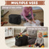 Shinylin 15.7" 13.8" 6" 600d Large Storage Bag for Baby Play Mat x x Black Waterproof Oxford Cloth Portable Bag