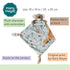 Mary Meyer Little Knottie Lovey Security Blanket, Down Under Koala, 10 x 10-Inches