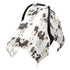 Mazeann Watercolor Farm Cow Car Seat Cover Baby Breathable Soft Infant Carseat Covers