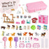 2.2lbs 3 4 5 6 7 8 KNASON Cat and Dog Sensory Bin,Play Sand Kit for Girls and Boys with Sensory Sand and Sand Box,Pet