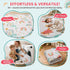 Floor,50x50 Inch Baby Play Mat for Soft Padding Crawling Mat for Playpen, Foldable and Machine Washable, Thick