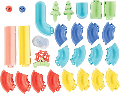 Waterslide: Marble Run - ECO, Interactive Bath Time Toy, Design & Build Your Own Ball Waterslide for Kids Ages 3+
