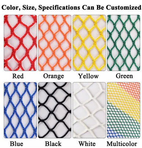 White Safety Rope Net for Kids, Knotless Fence Protective Netting for Stair Balcony, Outdoor Decoration Grid Net,