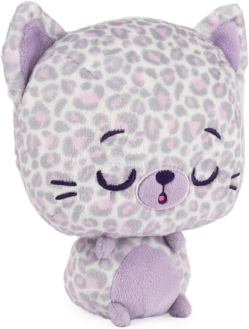 6 GUND Drops, Gina Spots, Expressive Premium Stuffed Animal Soft Plush Pet, Purple Leopard