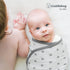 (3-Pack) 100% 0-3 CuddleBug Swaddles for Newborns - Cotton Velcro Baby Swaddles Months, Machine Washable Newborn Sleep