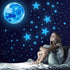 Glow in The Dark Stars, 1088 Pcs Ceiling Stars and Moon Wall Decals, Perfect for Kids Room Nursery Bedroom Decor
