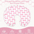 Infant Car Seat Insert, Soft Baby Car Seat Head & Body Support for Girl Boy, Nursing Pillow Cover, Removable Case