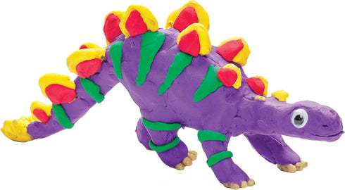 Creativity for Kids Create with Clay Dinosaurs - Build 3 Dinosaur Figures with Modeling Clay for Kids