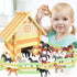 RCOMG 18 PCS Horse Toys, Realistic Miniature Pony Figures for Girls and Boys, Farm Animal Gift and Cake Topper