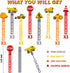 QZCPGP Favors,24Pcs Construction Party Construction Bubble Wands for Kids Birthday Party Supplies,Baby Shower Prizes
