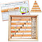 LITTLE BUD KIDS House of Number Buddies Math Game - Number Bonds Math Toy with Rods and Flash Cards for Ages 4-8
