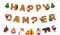 Camping Party Banner, Happy Camper Fun House Banner with Campfire Tent for Birthday Party Decorations
