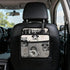 PPIKTC Spacious Hanging Auto Seat Organizer with Ventilated Mesh Pockets for Wet Wipes and Baby Supplies, Cute Raccoon