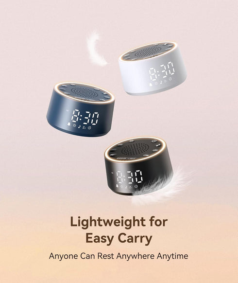 10 Dreamegg Sound Machine with Nursery Lamp - Sound Machine Baby, Soothing Sounds, Timer, Memory Function, Colour Night