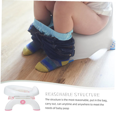 Portable Folding Potty Seat for Boys and Travel Toilet for Lightweight and Toilet for Camping and Outdoor Use Safe