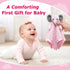16 Inch Pro Goleem Baby Girl Gifts Elephant Security Blanket with Stuffed Animal Snuggle Toy Lovey Soft Lovie Baby