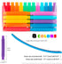 soulFr 24 Pack 8-12, 3 4 5 6 7 8 Girls-8 Pop Tubes,Fidget Toys Bulk for Kids Sensory Toys Party Favors Classroom Prizes