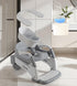 MantisFist 2-in-1 1-3, Toddler Potty Training Toilet Seat with Step Stool Ladder Adjustable Height Potty Chair Urinal