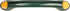 Jack and June Green/Yellow Two-Piece Plastic Playset Handgrips for Added Support and Safety (2 Pack)