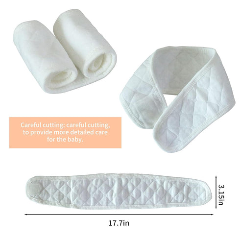 Set Adorable Newborn Gift - Baby Powder Puff & Belly Band