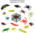 39 Pack Assorted Plastic Insects and Bugs for Kids, Educational Fake Bug Toys Party Favors