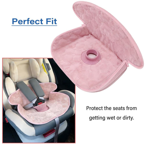 LiXiongBao 2 Pack Piddle Pads for Strollers, Seat Liner Cover to Prevent Pee, Seat Protector Waterproof, Baby Potty
