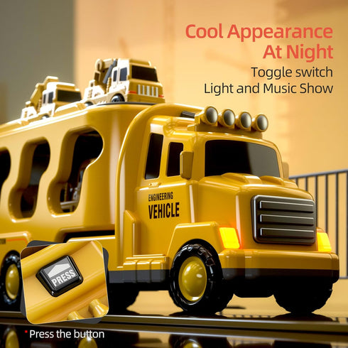 Beby Buty 5 1 3-5, Bulldozer 2 3 4 5 in Construction Trucks Cars Toys for Toddlers Boy Toddler Car Truck Toys