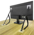 4 Pcs Adjustable TV Safety Straps, No-Drill TV Anchor for Baby Proofing,